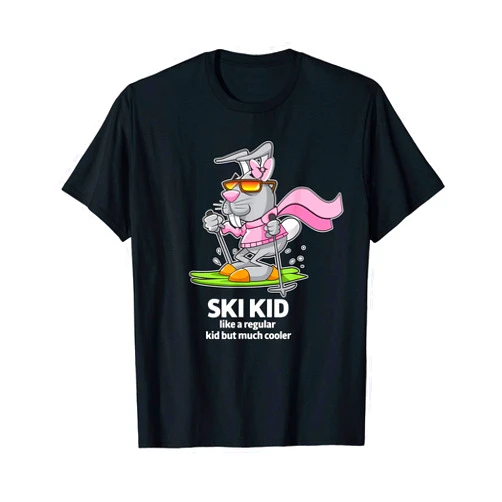 Family Vacation Ski Winter Holiday Skiing Gifts Ski Kid Matching Family Skiing Vacation Winter Holiday Gift T-Shirt