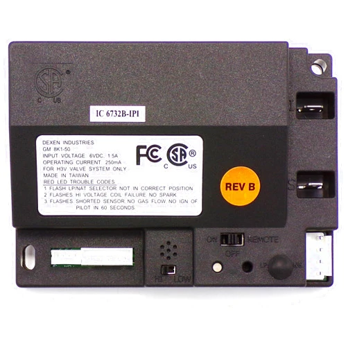 Hearth and Home Technologies Dexen GM8K-1 IPI Control Module – H3V Valve System – Compatible with Heatilator, Heat N Glo, Quadra-Fire Fireplaces – Replaces 2166-347, 2166-307 – 5-Step Flame Modulation