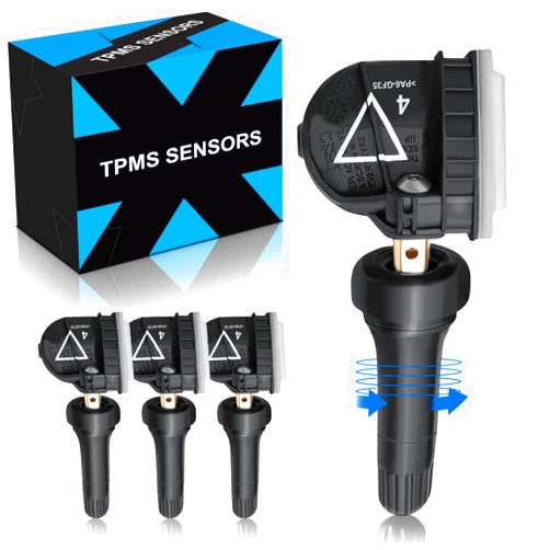 YZHIDIANF Upgraded Pre-Programed TPMS Sensor Fit for:-Chevy Camaro Impala Malibu Silverado Trailblazer for:-GMC Acadia Sierra for:-Buick Enclave for:-Cadillac ct6, 13598773 tire Pressure sensors (4)