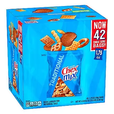 Product of Chex Mix Traditional Snack Mix (42 ct.) - [Bulk Savings]