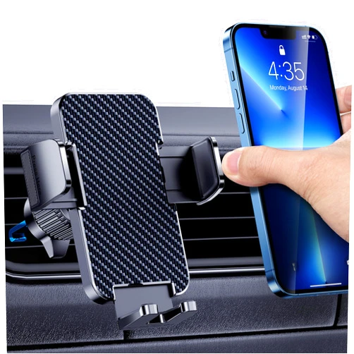 BIPOPIBO Phone Mount for Car Phone Holder Cell Phone Holder Hands Free Phone Stand for Car Vent Phone Mount Fit iPhone Android Smartphone Universal