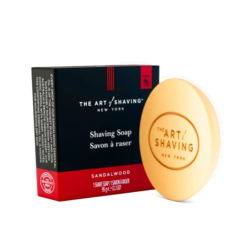 The Art of Shaving Shaving Soap - Shave Soap Refill for Shaving Brush and Shaving Bowl, Protects Against Irritation, Sandalwood, 3.3 Ounce