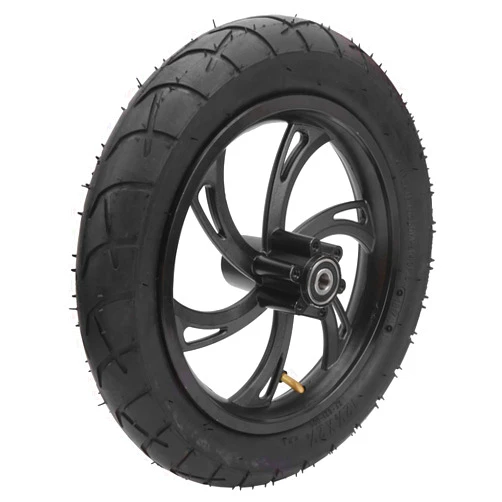 FOXCUP RiToEasysports 12in Wheel Tire, 12in Electric Scooter Tire with Wheel Hub Rubber Tyre Replacement 12 1/2X2 1/4 10Hole 12Mm