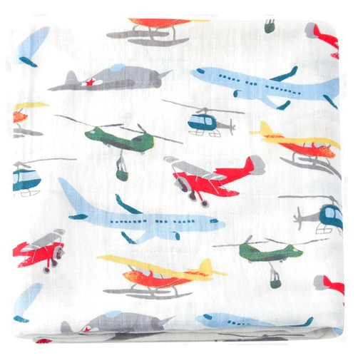 CHUNGEL Essentials Swaddle Blanket, Muslin Blankets for Boys, Baby Receiving Swaddles, Newborn Gifts, 47