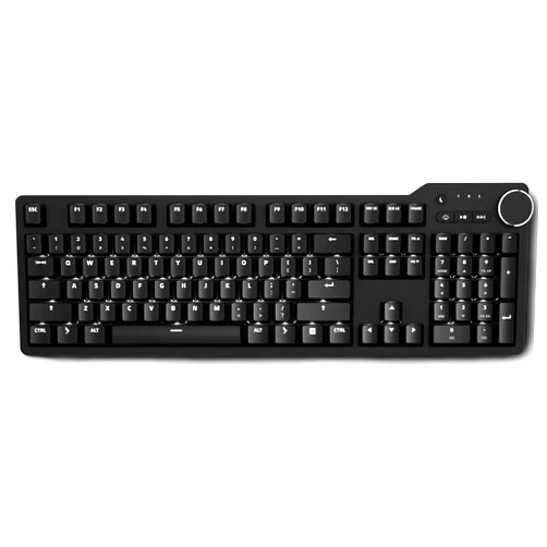 Das Keyboard 6 Professional Backlit Wired Mechanical Keyboard – Tactile Cherry MX Brown Switches, Shine-Through Keycaps, 2-Port USB C Hub, Media Controls, Durable Aluminum Enclosure, Volume Knob, NKRO