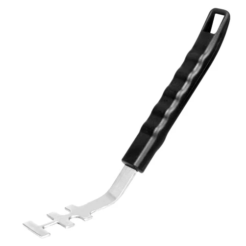 WRKAMA Grill Grate Lifter,Stainless Steel Grid Lifter for Stainless Steel Grill Grate and Cast Iron Grill Grate,Grill Grate Lifter Tool for Big Size Green Egg,Kamado Joe,Weber,Broil King Grills