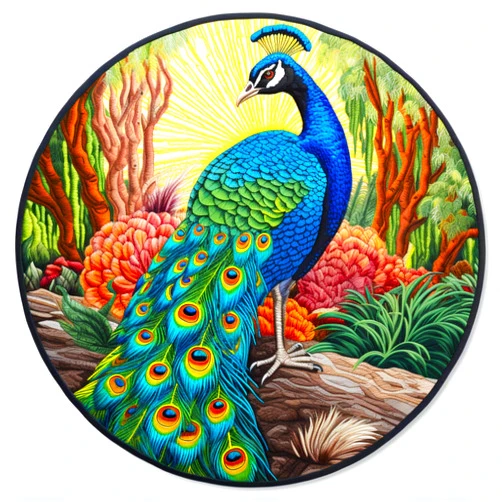 Appalachian Spirit XPress Peacock Bird Patch 3
