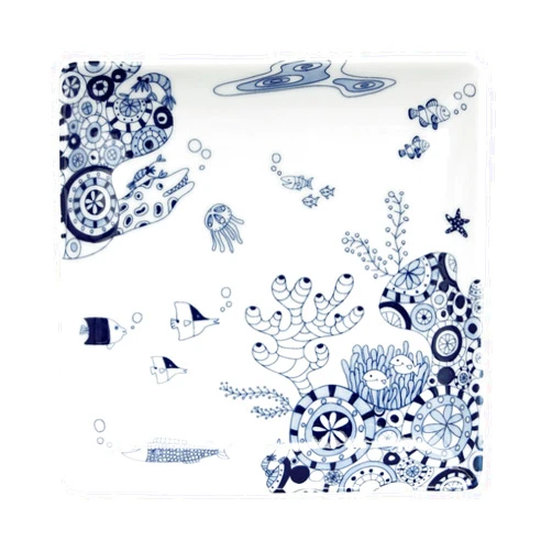 Natural69 cocomarine square plate M in the sea
