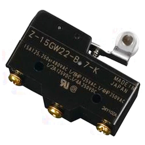 OMRON INDUSTRIAL AUTOMATION Z-15GW22-B7-K MICRO SWITCH, ROLLER LEVER SPDT 15A 250V