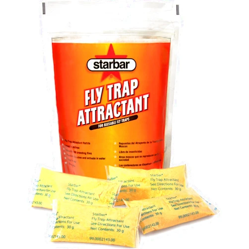 Starbar Fly Trap Attractant Refill For Reusable Fly Traps, 8-30g