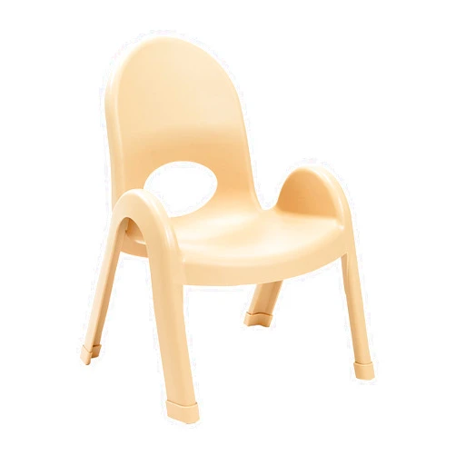 Children's Factory - AB7709NT Angeles Value Stack Kids Chair, Preschool/Daycare/Playroom Furniture, Flexible Seating Classroom Furniture for Toddlers, Natural Tan, 9