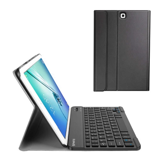 Fintie Keyboard Case for Samsung Galaxy Tab S2 9.7 - Slim Fit Stand Cover with Magnetically Detachable Wireless Bluetooth Keyboard for Samsung Galaxy Tab S2 9.7-inch Tablet, Black
