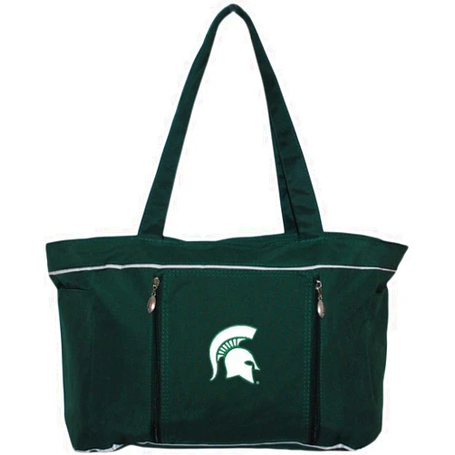Creative Knitwear Michigan State University Spartans Diaper Bag with Changing Pad