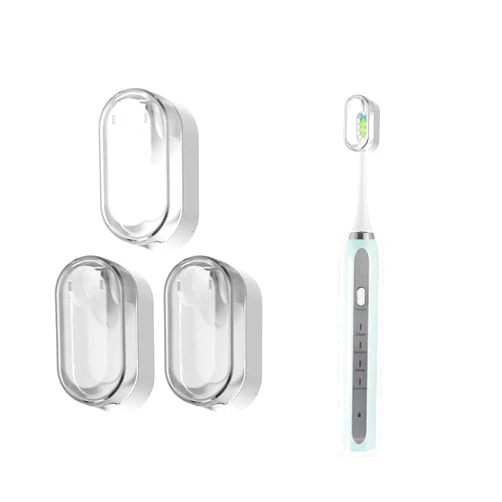 VADOO 3Pcs Toothbrush Head Cover Cap Suction Cup Toothbrush Case Portable Toothbrush Protector Holder