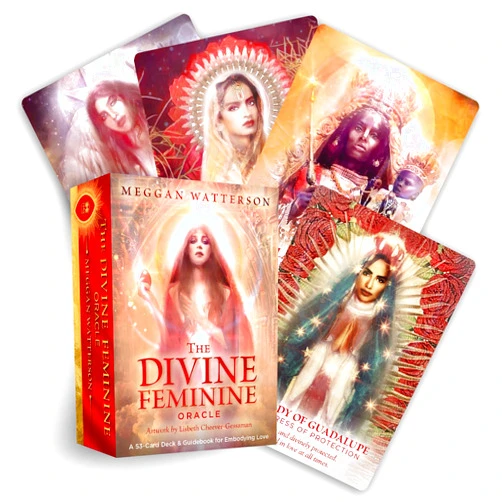 Meggan Watterson The Divine Feminine Oracle: A 53-Card Deck & Guidebook for Embodying Love