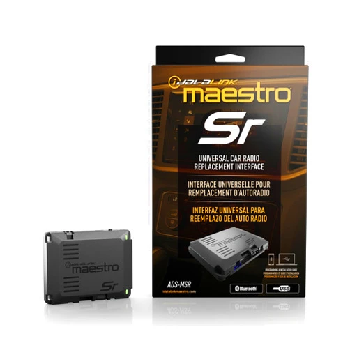 Idatalink Maestro ADS-MSR Universal Car Stereo Interface for Factory Audio Upgrade, Retains Steering Controls & Settings, with Built-in Bluetooth Adapter for Wireless Programming via a Mobile Device