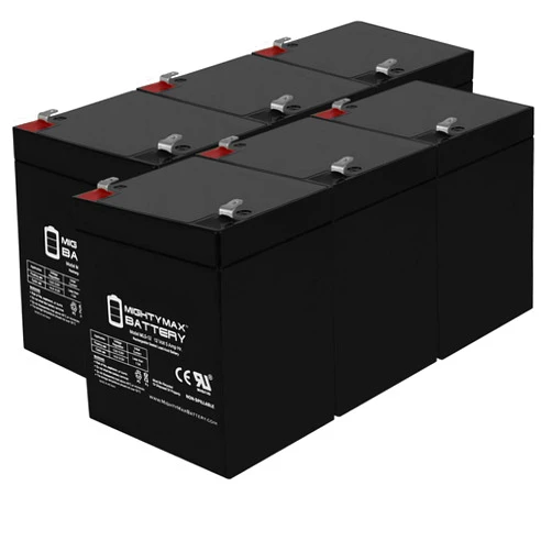 Mighty Max Battery 12V 5Ah UPS Battery for SL Waber Powerhouse 250-6 Pack