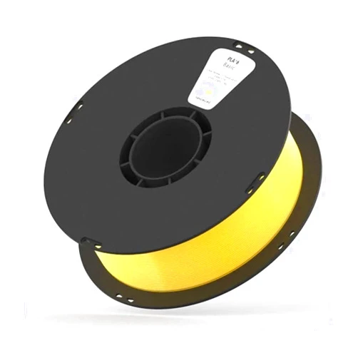 RiShengChang PLA K5T Transparent Filament,3D Printing Filament, High Transparency and High Toughness 1kg 1.75mm (Color : Transparent Yellow)