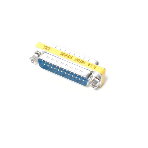 StarTech.com DB25 Slimline Gender Changer M/M - Serial / parallel gender changer - DB-25 (M) to DB-25 (M) - GC25SM