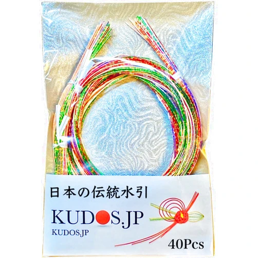 KUDOS.JP Japanese Traditional Mizuhiki Paper Strings (Metallic Assorted)