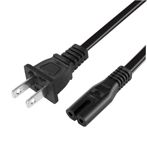 TPLTECH 2 Prong Power Cord Compatible with Epson Workforce/Stylus/Ecotank Printer, WF-2520 WF-3620 WF-M1560, ET-2720 ET-2750 ET-2650 ET-m1120 ET-m1170 ET-3760 ET-3750 ET-2760 and More