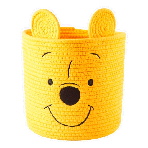 Idea Nuova Disney Winnie the Pooh Figural Rope Storage Organizer Basket, 10