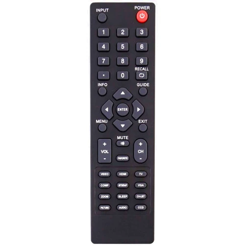 Smartby Universal for All Dynex TV Remote, Compatible with Dynex DX-RC02A-12 DX-RC01A-12 DX-RC01A-13 DX-RC03A-13 RC-201-0B RC-701-0A RC-801-0A ZRC400 - No Setup Required