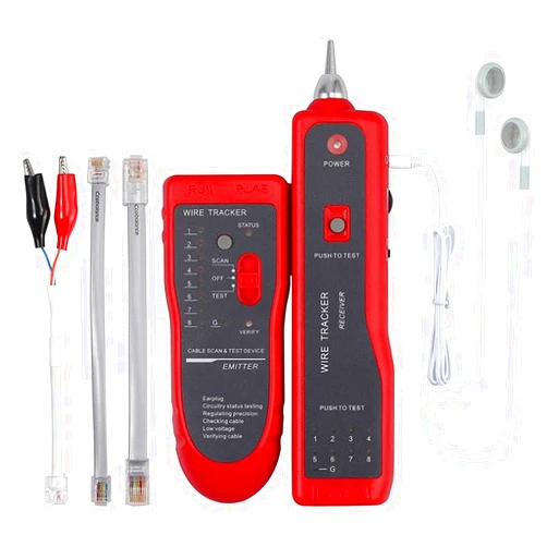 Generic JW-360 Network Telephone Line Finder Multi-Purpose Network Signal Wire Finder Network Line Checking Instrument Cable Detector Line Meter Line Finder Tester