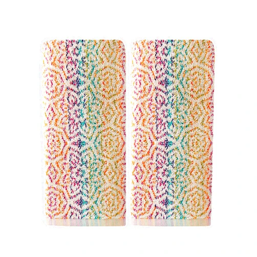 SKL Home by Saturday Knight Ltd. Rhapsody 2 Pc Hand Towel, Multicolored