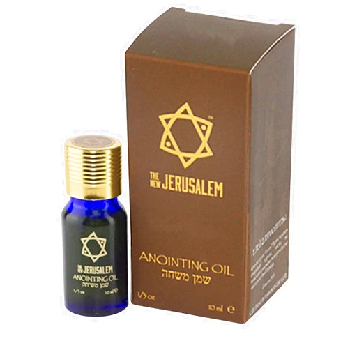 Spring Nahal Holy Anointing Oil from Israel, Holy Spiritual Oils Bottles from Jerusalem Blessed, Handmade with Natural Ingredients and Blessed for Wedding Ceremony, Religious Use, 0.34 Fl Oz
