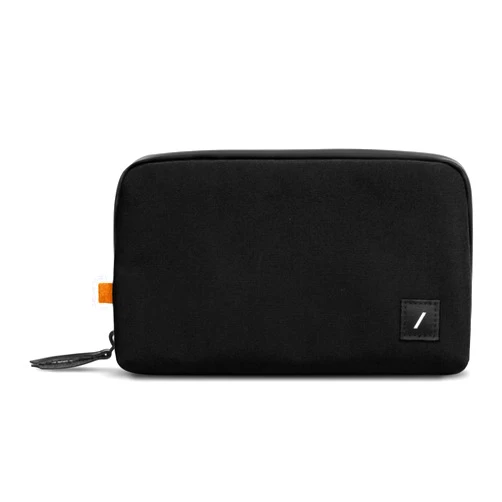 Native Union Stow Lite Organizer W.F.A Tech Organizer – Minimalist Travel Pouch Made of Recycled Materials for Everyday Accessory Storage & Protection – Stores Cables, Chargers & More (Black)