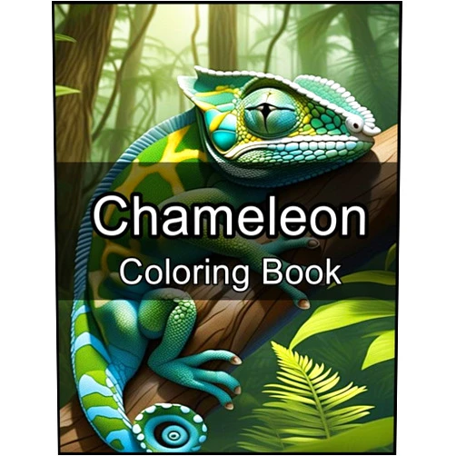 Elizabeth - Q.Morris Publishing Chameleon: Coloring Book, A Unique Book For Fans To Color, Enjoy, And Have More Fun.