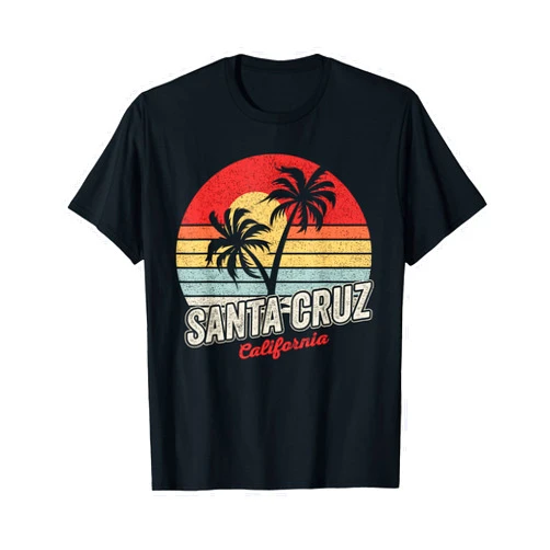 Bag Some Rays Vintage Retro Santa Cruz California Beach Sunset T-Shirt for Men Women Kids