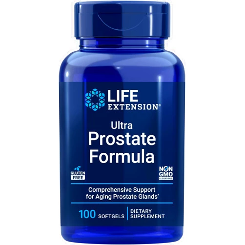 Life Extension Ultra Prostate Formula, 100 Softgels, Natural Supplement for Men