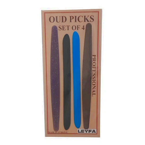LEYFA Oud Pick Risha Mizrab Professional for Oud Ud Lute Stringed Instrument Set of 4