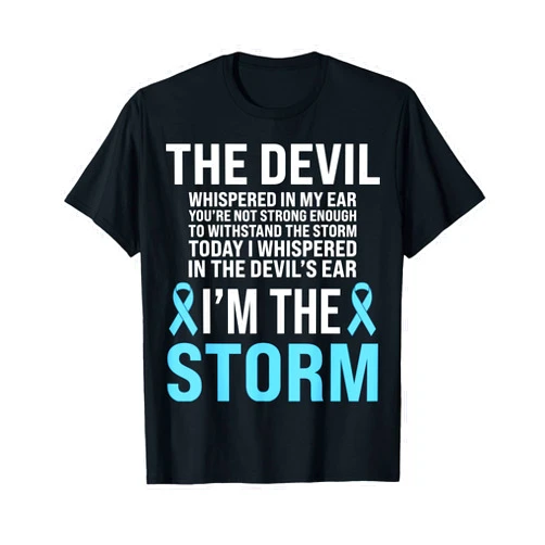 Prostate Cancer Awareness Gift Co. Prostate Cancer Awareness Light Blue Ribbon Dad Survivor T-Shirt
