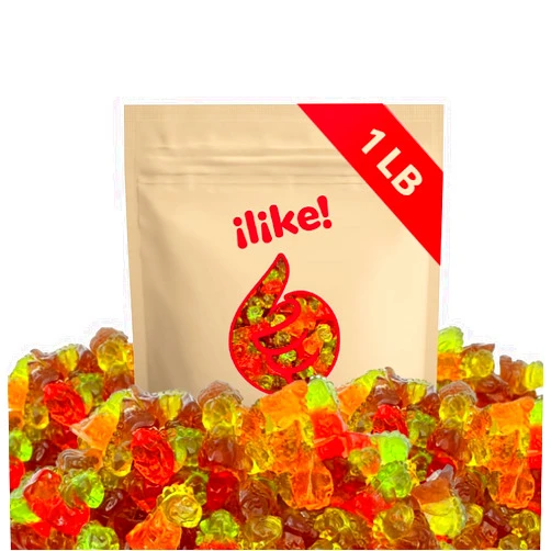 ILIKE! Gummy Candy 3D Dinos |1-Pound Pack| Assorted Fruit Flavors