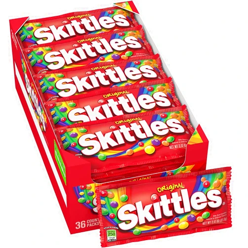SKITTLES Original Candy 2.17-Ounce 36 individual packs