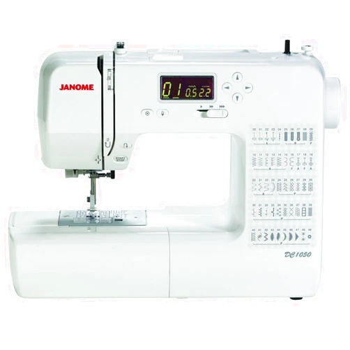 Janome DC1050 Computerized Sewing Machine with 1/4 Inch Seam Foot, 2ea Size and 12 Needle Pack