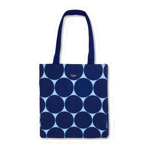 Kate Spade New York Canvas Tote Bag for Women, Cute Tote Bag, Canvas Beach Bag, Book Tote with Pocket