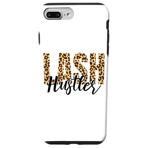 Lash Hustler Eyelash Tech & Lash Artists iPhone 7 Plus/8 Plus Lash Hustler Lash Artist Lash Tech Leopard Eyelashes Case