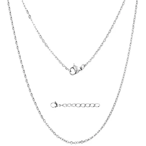 Silvadore Mens Dog Tag Chain Necklace - Silver ROPE Chain / BALL Chain / Stainless Steel CUBAN Link - Real NON TARNISH Surgical Metal - Cable Snake Curb Neck Jewelry - Cadena De Plata Para Hombre - Boys Cool Sterling Gift for Men - 18 to 36 inch