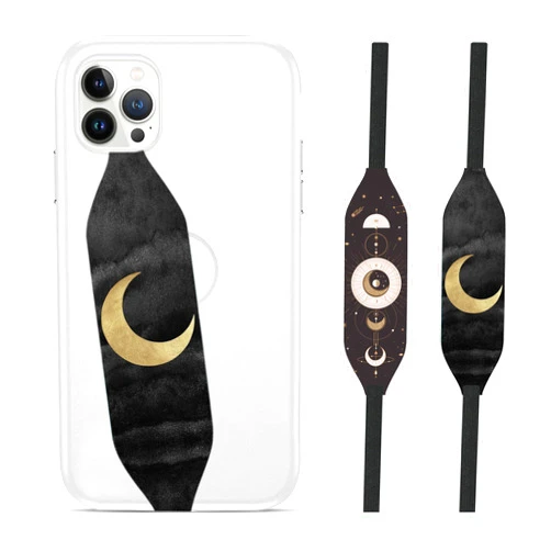 Switchbands Customizable Universal Phone Grip Strap| Reversible Phone Hand Strap For Phone Cases As Phone Loop Holder| Secure handling By Comfortable Phone Strap - GITD Retrograde