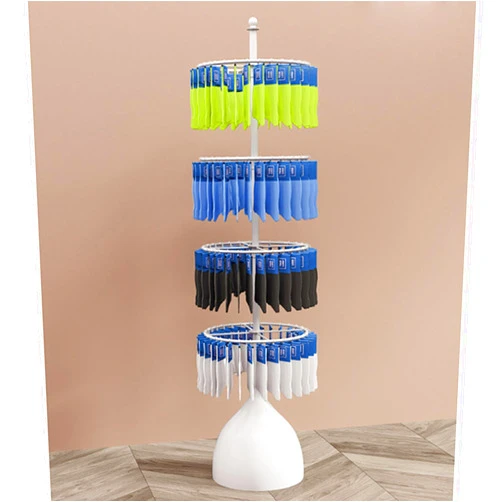 Zeefoo Floor-Standing Bra Rack, Underwear Shorts Nakajima Shelf, Swimsuit Socks Underwear Display Stand for Clothing Store, Shopping Mall