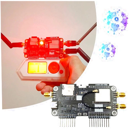 GINTBN for Flipper Zero Modification Module,2.4G Module Expansion Board Support NEF Sniffer/Mousejacker, CC1101 Module,Module Accessories WiFi Multiboard