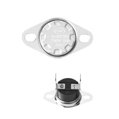 ORTVS KSD201 70 Microwave Thermostat fits GE, Thermal Fuse, Temperature Control Switch, for GE Microwave Oven Normally Closed Thermal Fuse