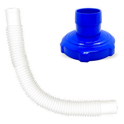 RM Romansk 25016 Above Ground Pool Skimmer Hose & Hose Adapter B Replacement Part Set Compatible with Intex Deluxe Wall Mount Surface Skimmer