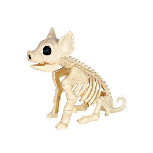 Fun Costumes Seated Pig Skeleton Halloween Prop | Skeleton Animal Decorations Standard