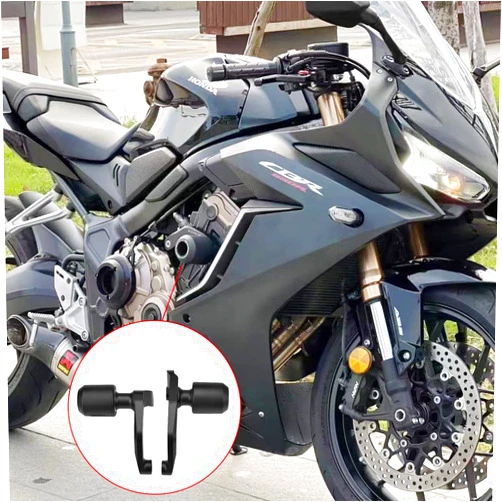 LEDISHUN Motorcycle accessories Falling Protection Frame Slider Fairing Guard Anti Crash Pad Protector compatible with Honda CBR650R CB650R CBR CB 650R 2019 2020 2021 2022