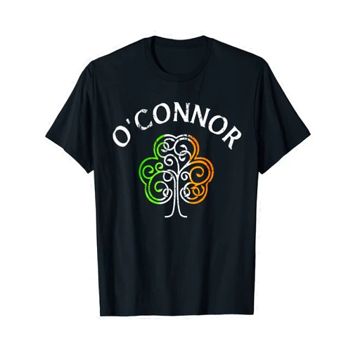 St Patricks Day Shirt by Zum2 O'Connor Irish Family Name T-Shirt